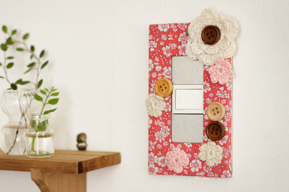 Flower switch cover