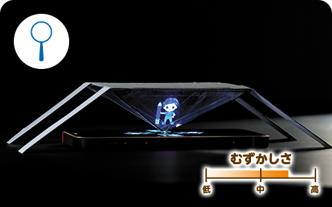 3Dホログラム投影実験装置