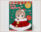 イメージ:クリスマス ぬいぐるみコスチューム コート風ケープ