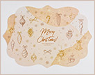 イメージ:ペーパーランチョンマット ナチュラルクリスマス
