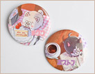 イメージ:松犬 缶バッジ レトロ喫茶柄