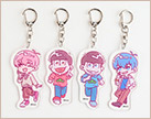 イメージ:おそ松さん アクリルキーホルダー メモ松