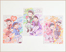 イメージ:おそ松さん ホログラムカード メモ松