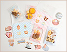 イメージ：ラッピングシール／クリアバッグ　スイーツ　各種 