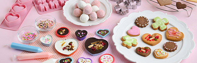 お菓子づくりを楽しむ時間